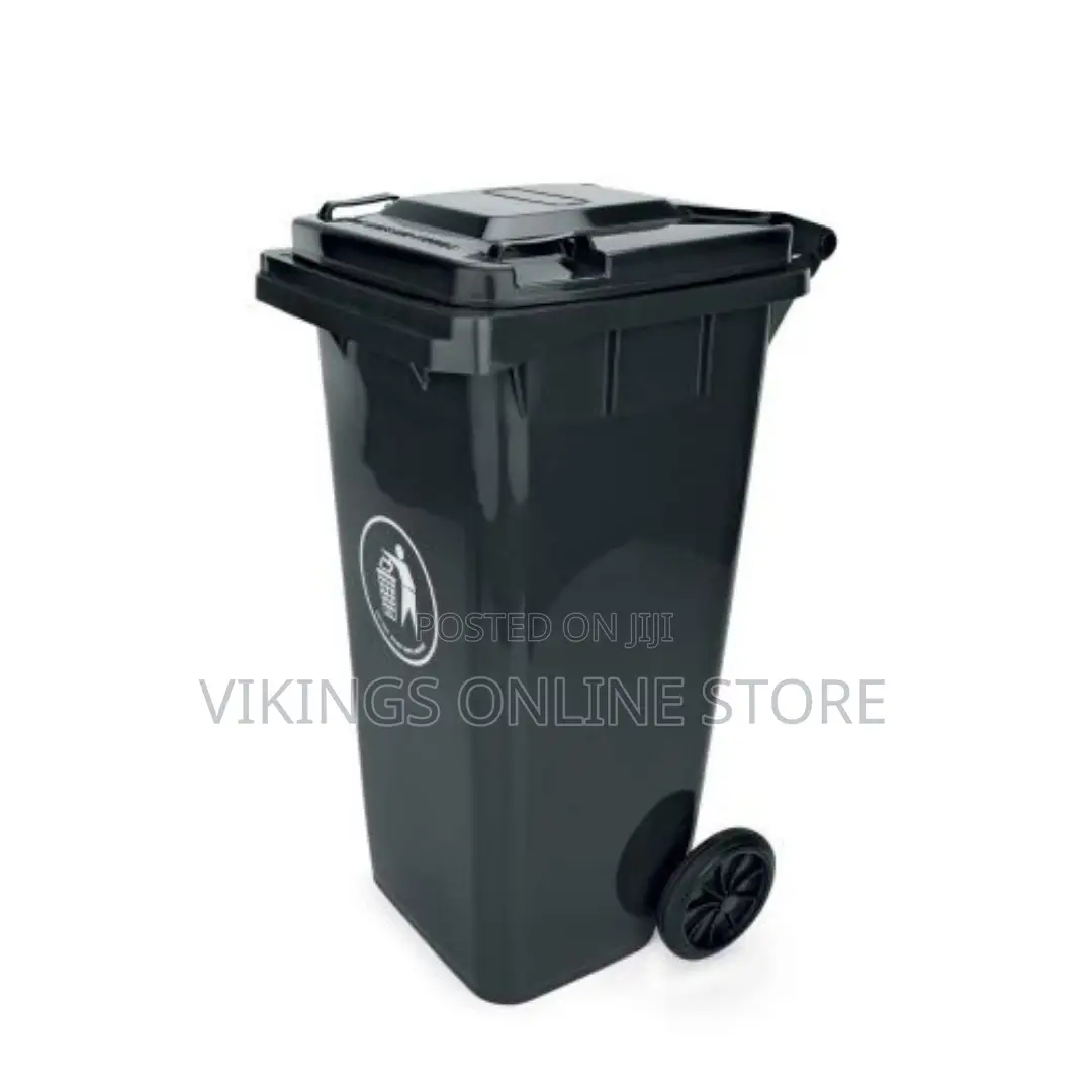 120l Household Waste Bin- Gray