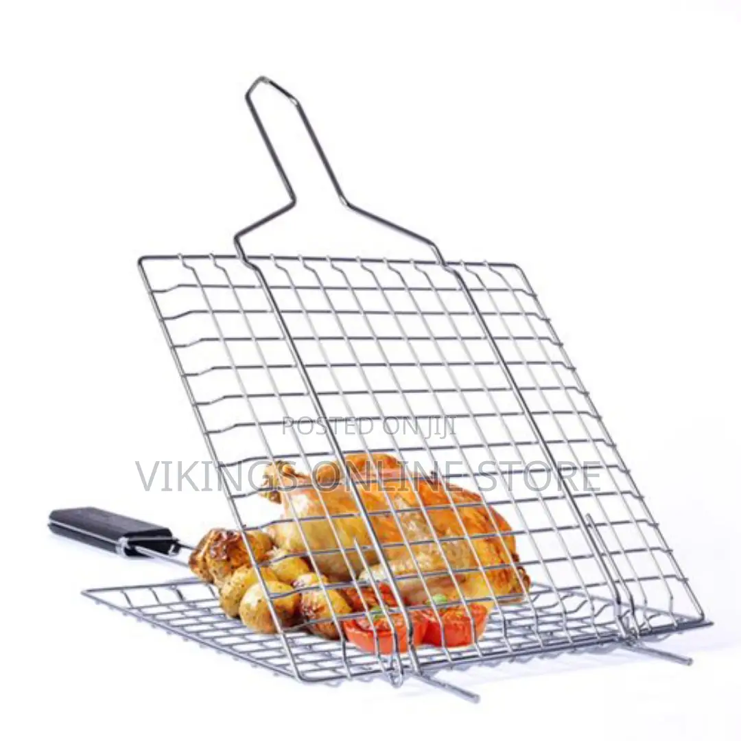 Grilling Basket Non-stick Barbecue Basket Heavy Duty BBQ