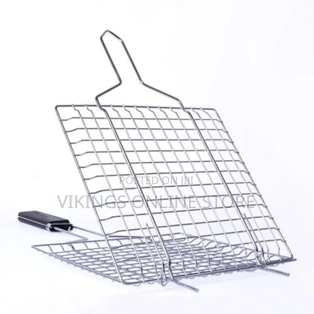 Grilling Basket Non-stick Barbecue Basket Heavy Duty BBQ