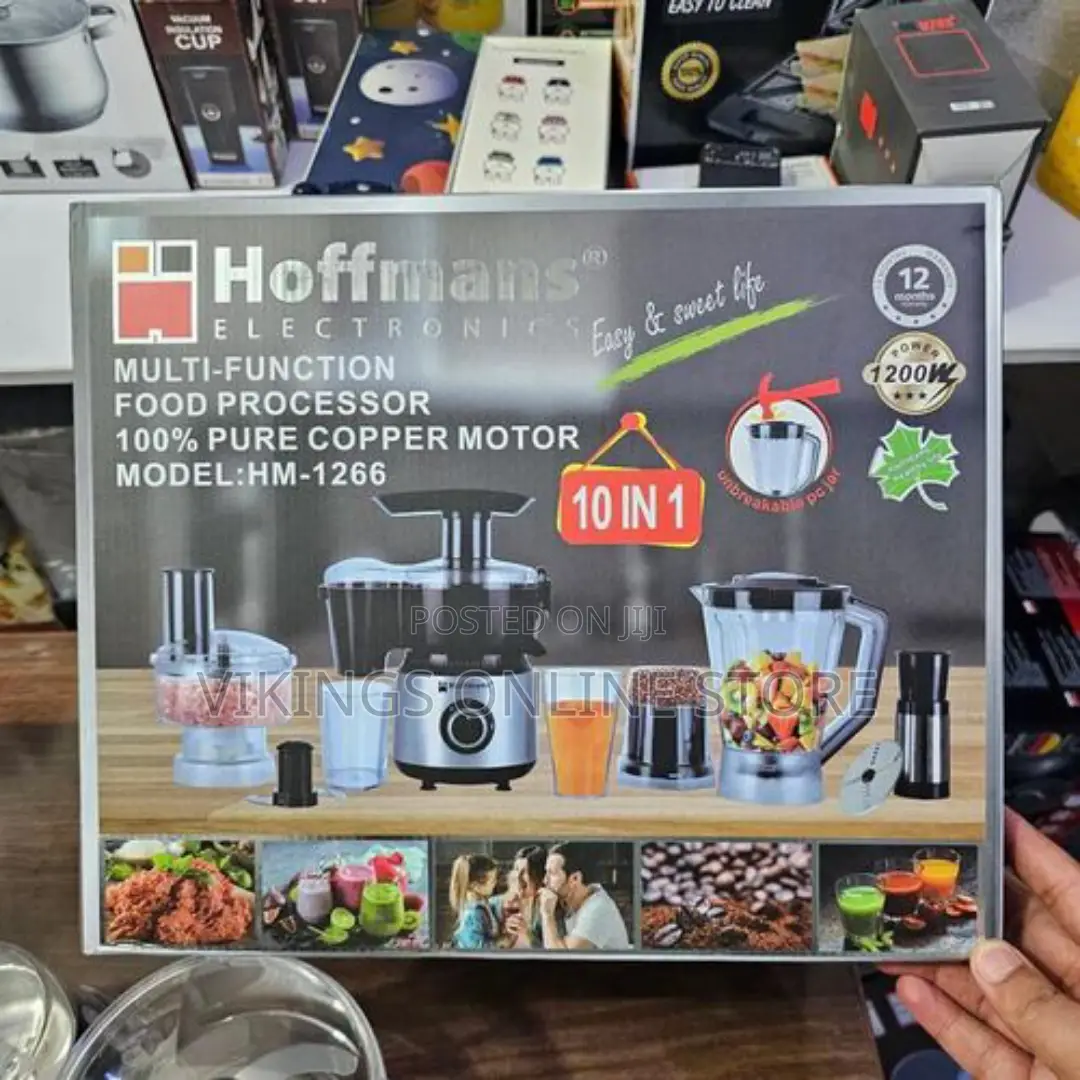 Hoffmans 10 In1 Juicer Blender Extractor Food Processor