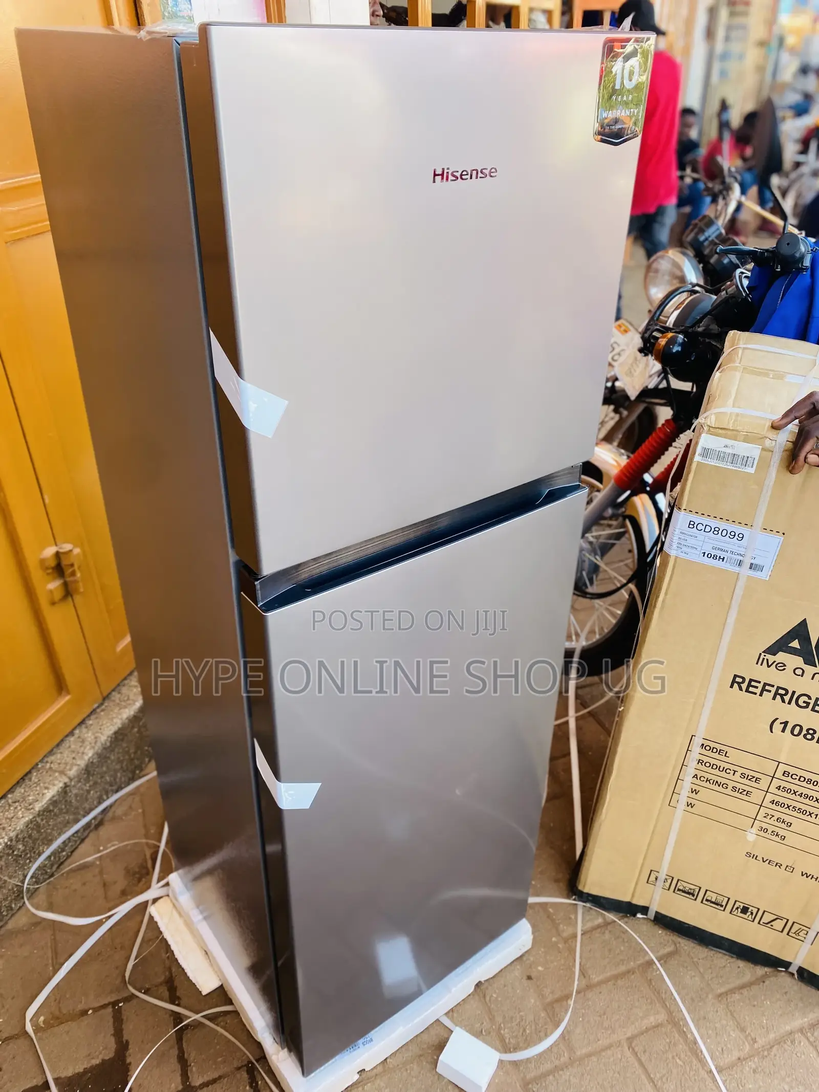 Hisense 250L Double Door Brand New