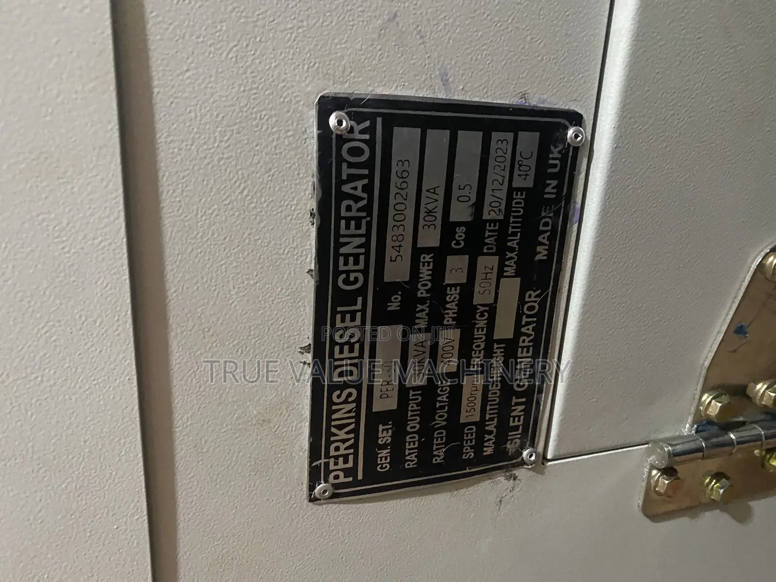 Generator Perkins Uk 30 Kva