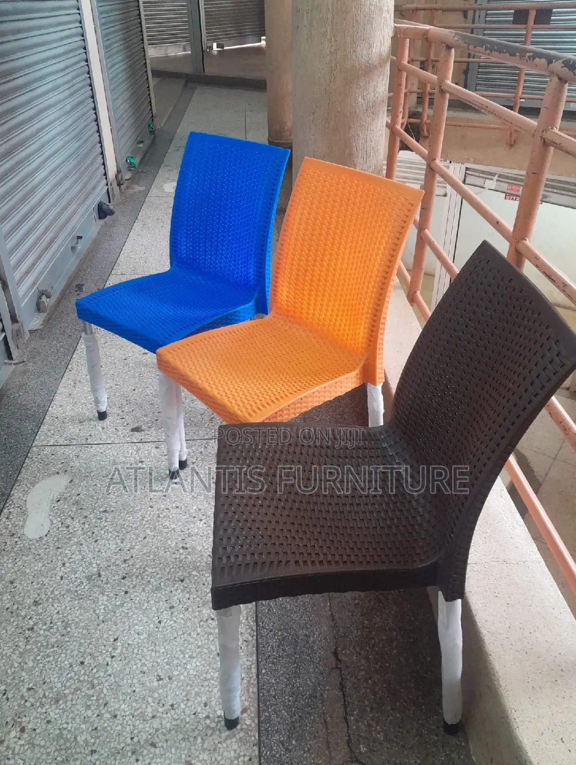 Shining Plastic Chairs Armless