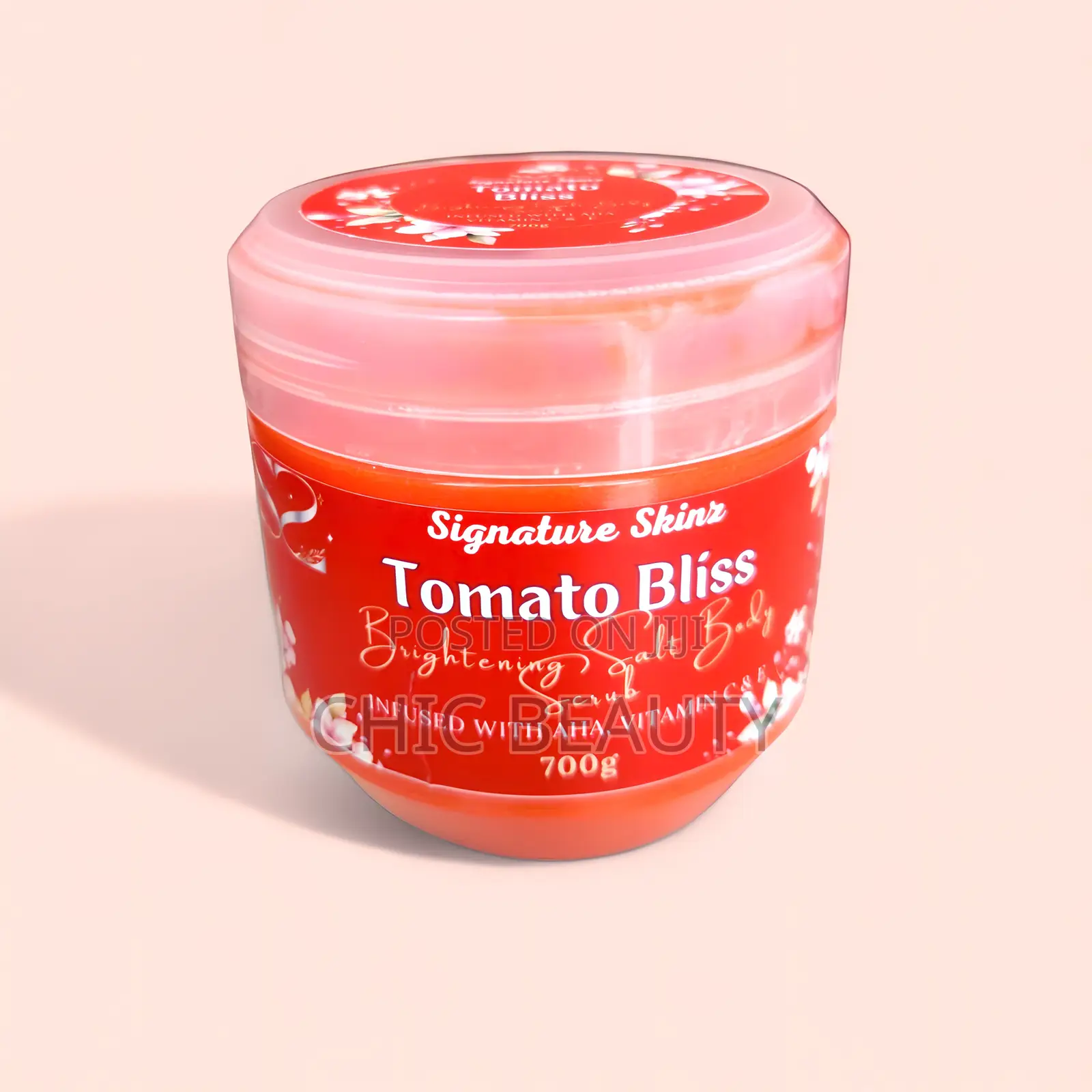 Tomato Bliss Skin Brightening Salt Body Scrub 700g