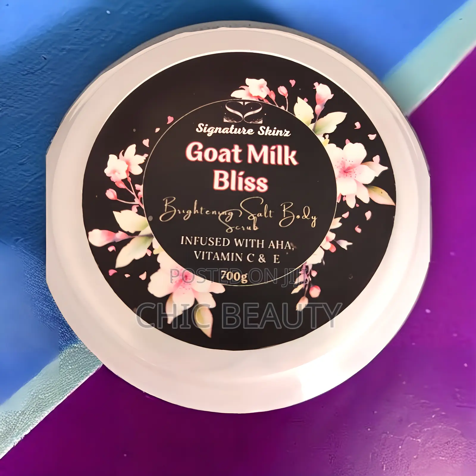 Goat Milk Bliss Skin Brightening Salt Body Scrub 700g