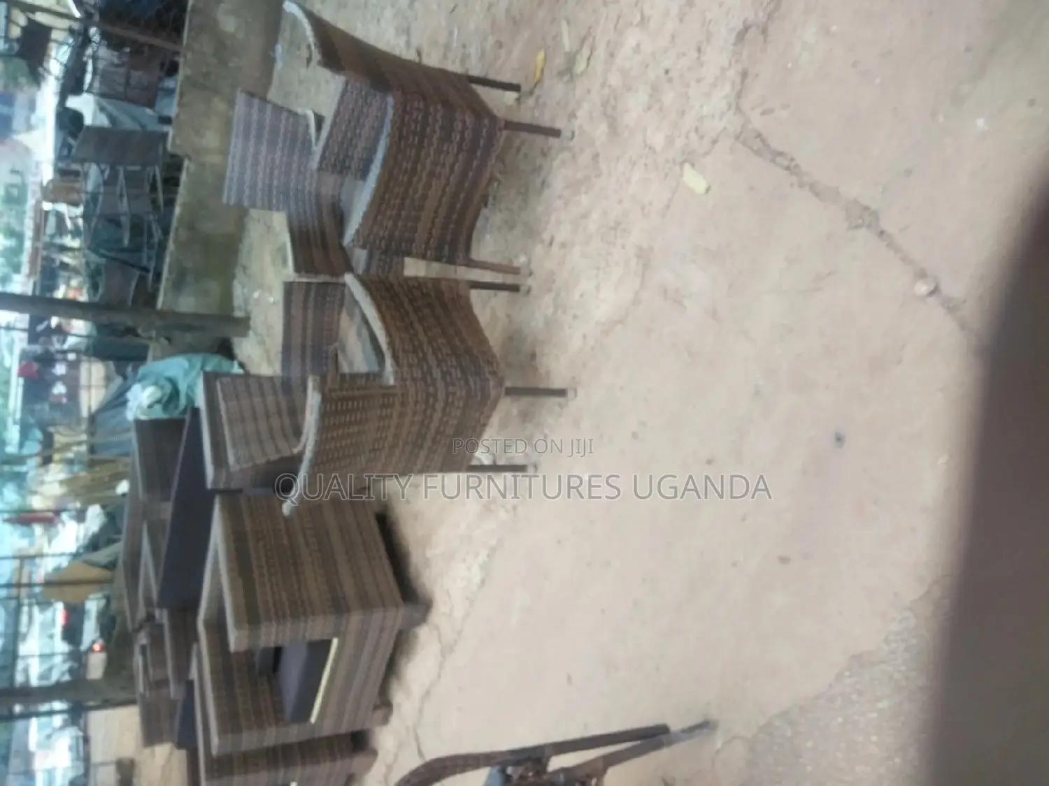 4 Seater Weaved Dinning Table