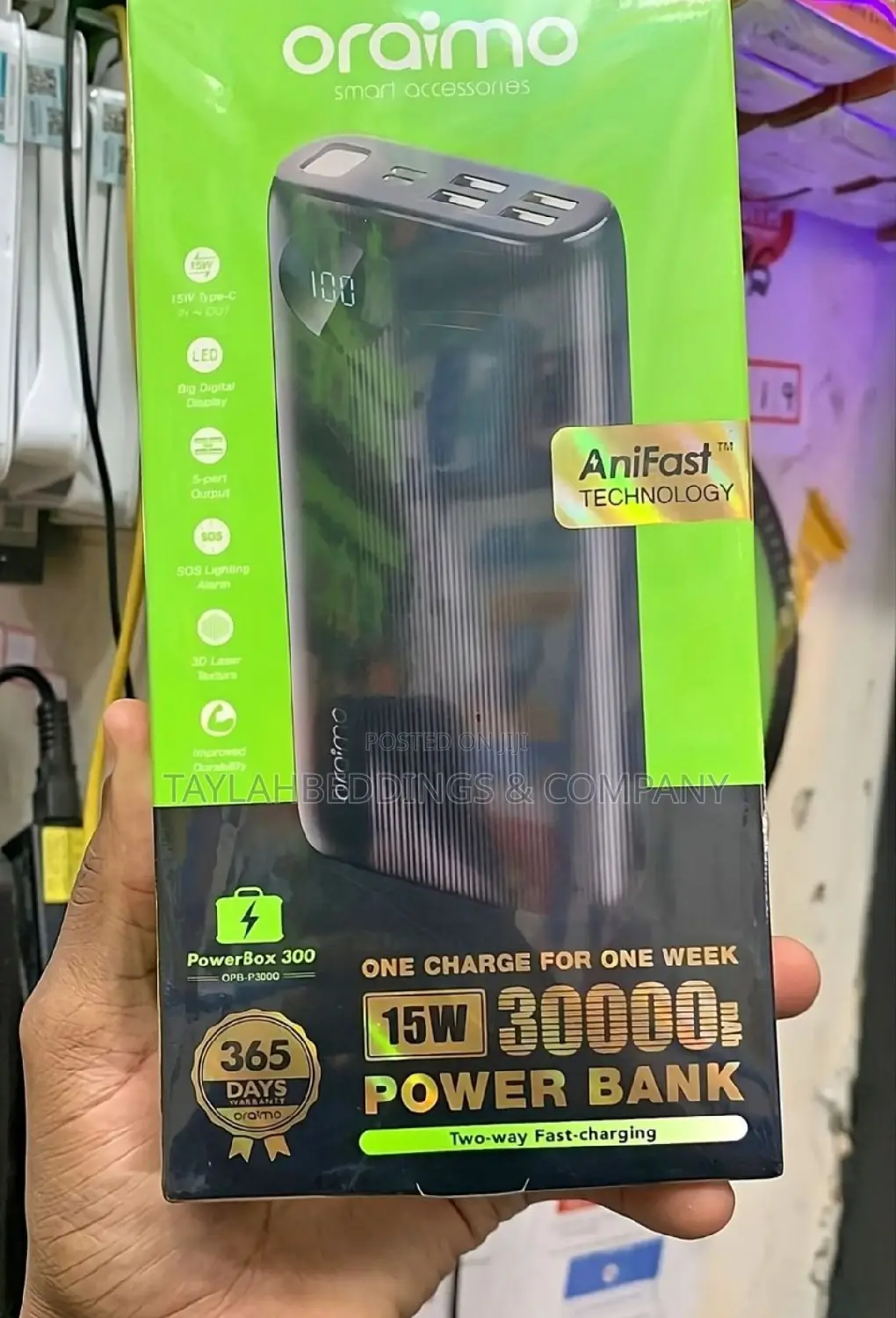 Oraimo Traveler 30000mah Power Bank