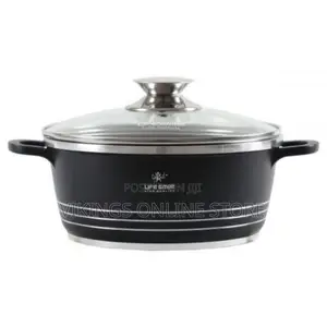 Life Smile 3 Pieces of Non-Stick Serving/Saucepans/Cookware