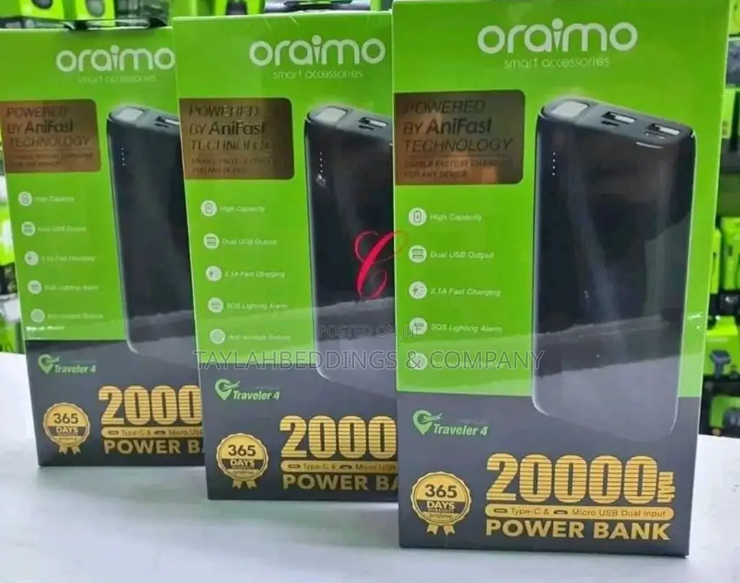 Oraimo Power Bank 20000mah Oraimo Power Bank 20000mah