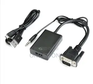 VGA to HDMI Converter Cable With Audio Output USB