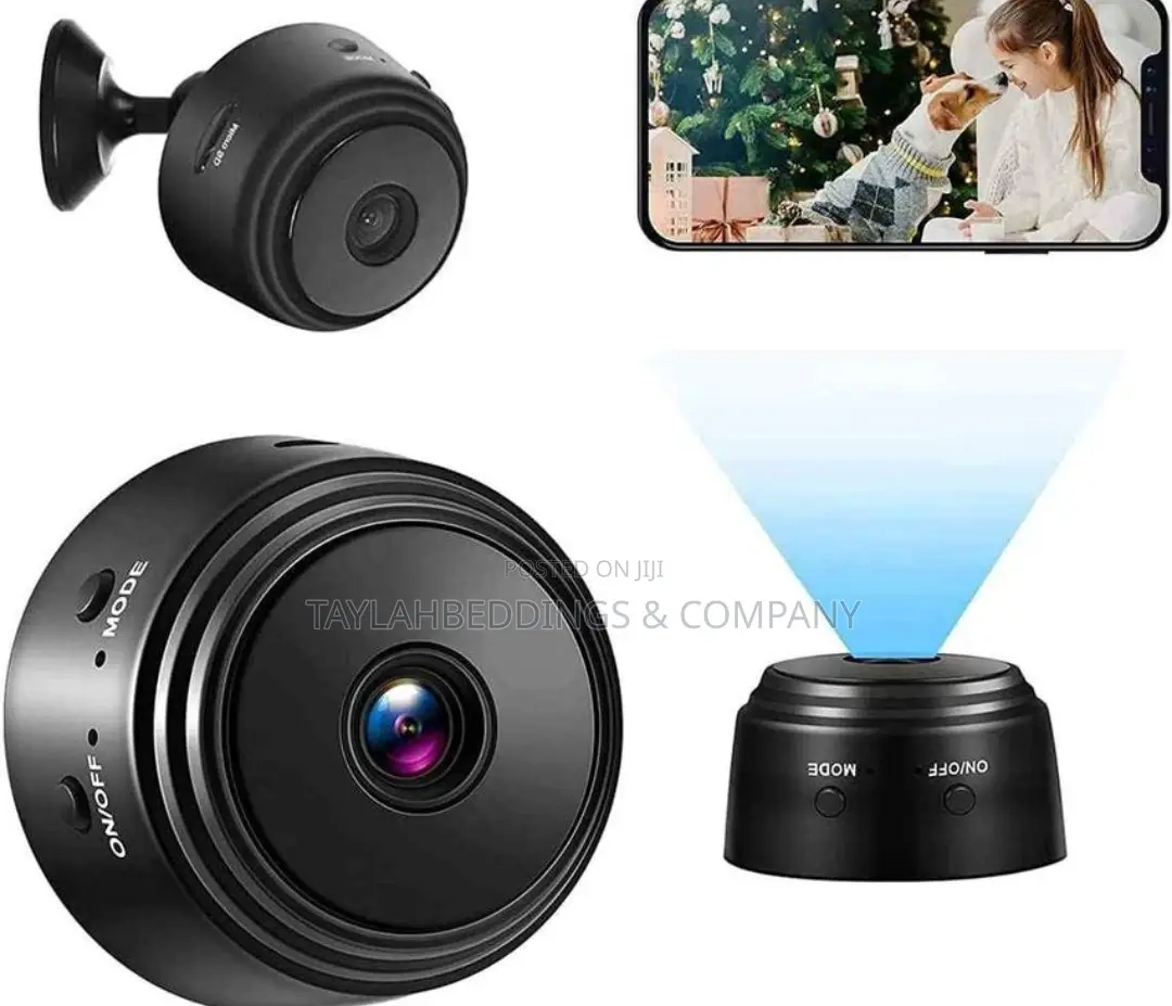 Portable Cam With Night Vision for Indoor Outdoor Mini Cam