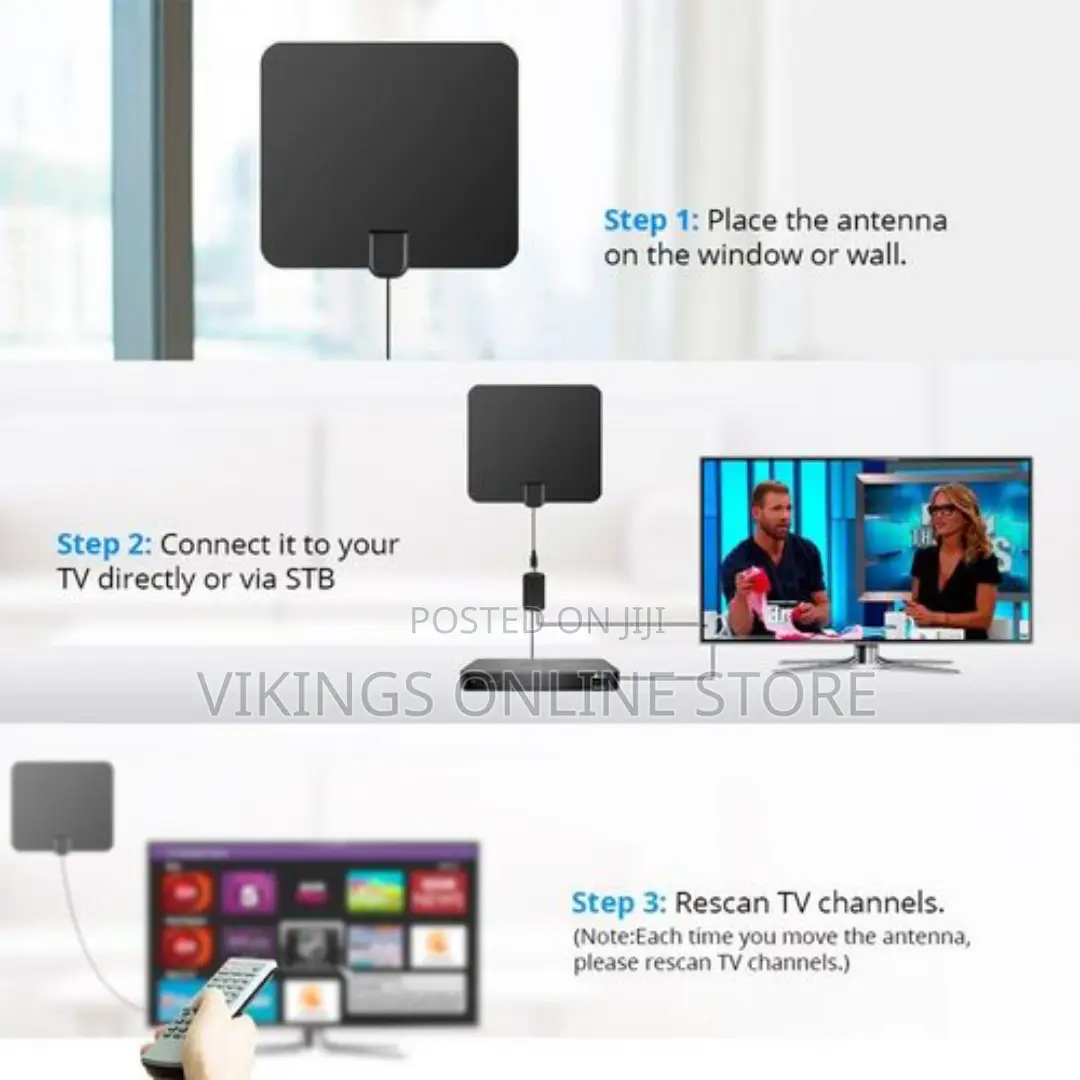 Digital TV Antenna - 110 Miles HDTV Digital Indoor Antenna