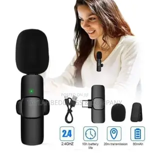 Wireless Lavalier Microphone for USB-C Phones