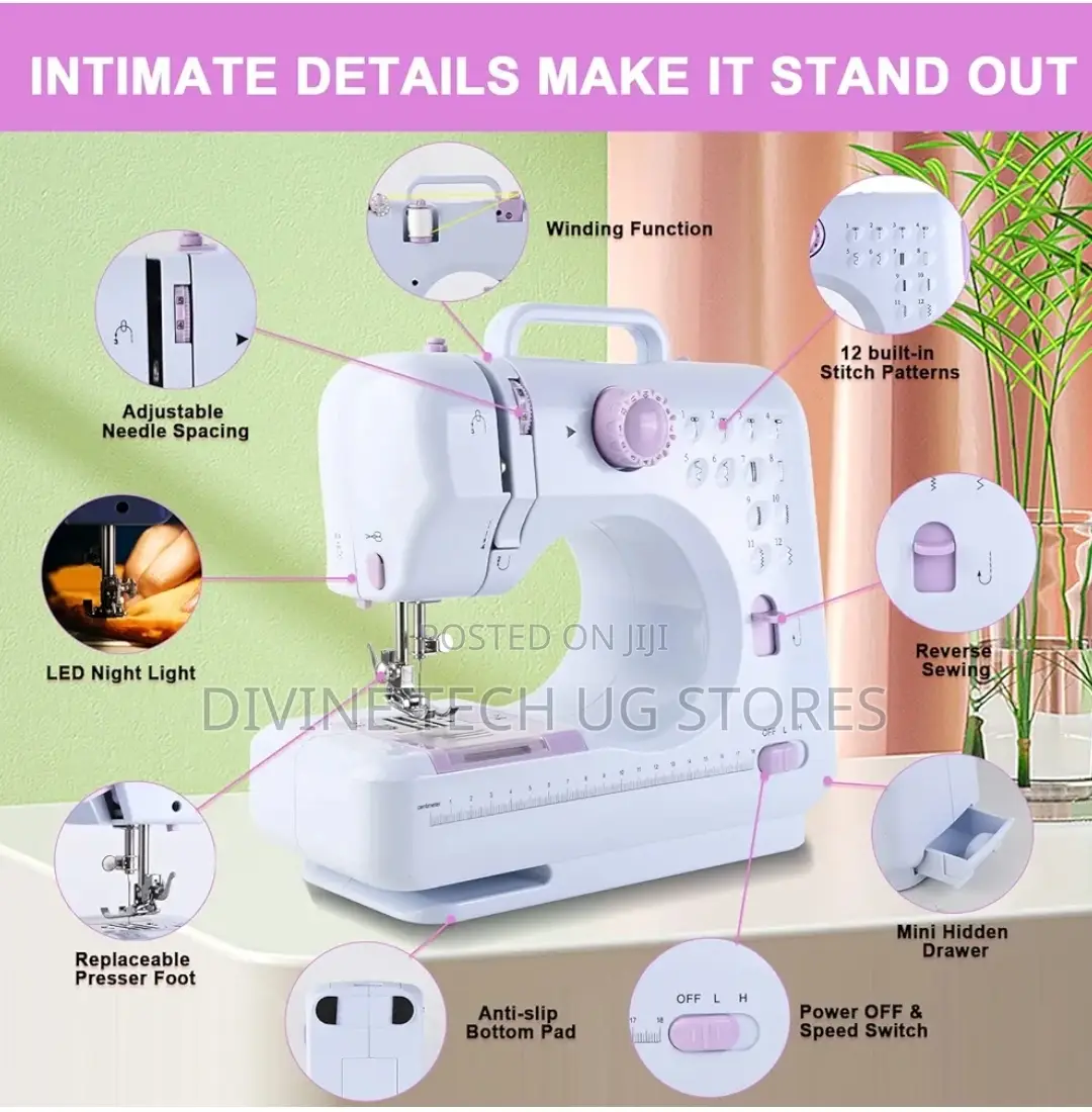 Mini Sewing Machine --12 Built-in Stitch Patterns