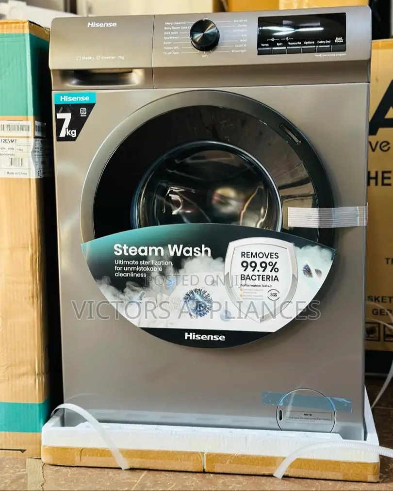 Hisense 7kg Washing Machine With Steam Function