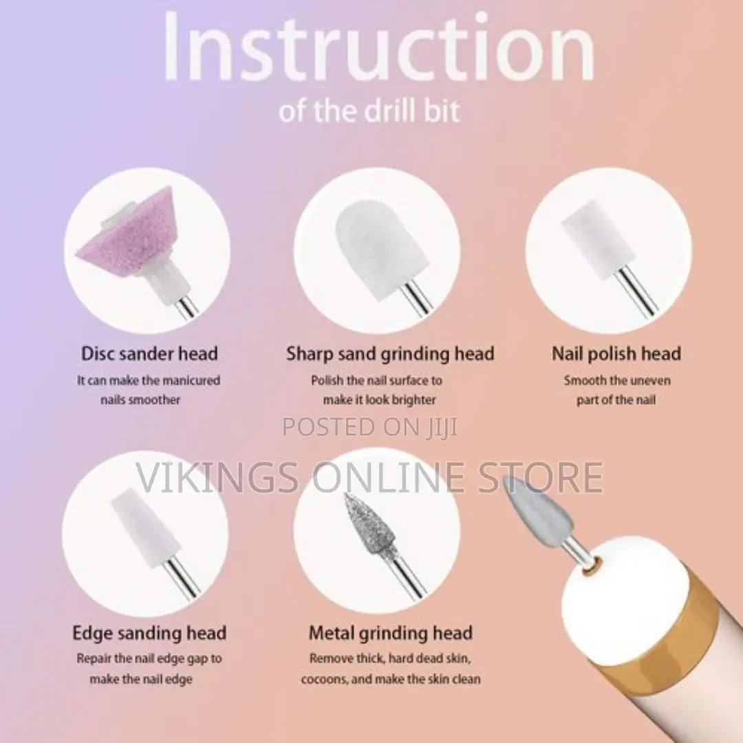 5 in 1 Rechargeable Electric Nail Drill Set