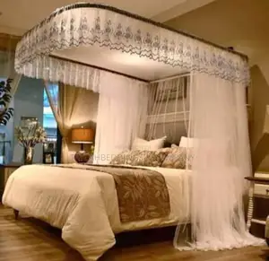 2 Stand Rail Mosquito Net – White Top Design