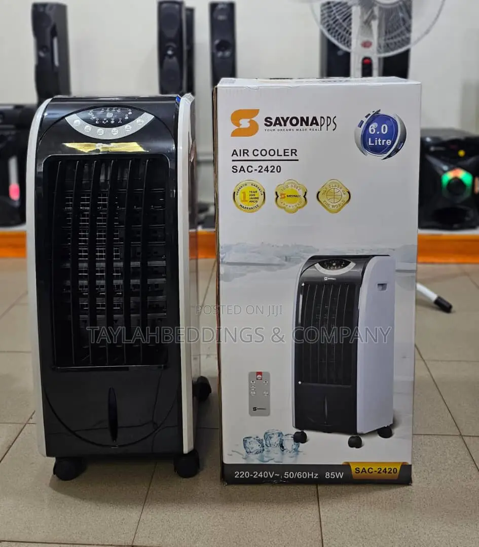 Sayona Heavy Duty Air Cooler With Wheels and 6L Water Tank