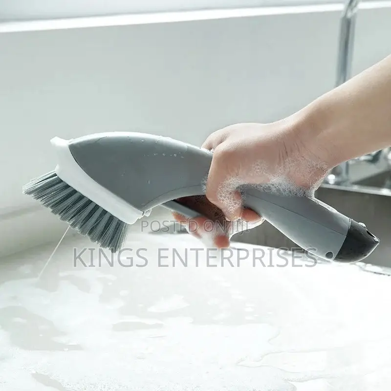 Multifunctional Spray Brush With Soap Dispenser