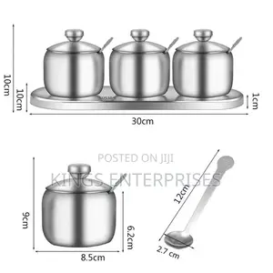 Stainless Steel Sugar or Spice Bowl