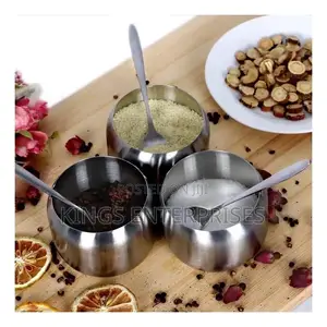 Stainless Steel Sugar or Spice Bowl