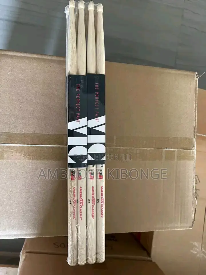 VIC FIRTH Rhythm Mate Matched Weight 5A Wooden Drum Sticks.
