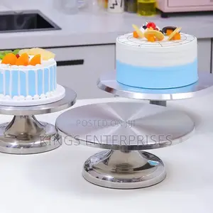 Stainless Steel Rotating Cake Turntable