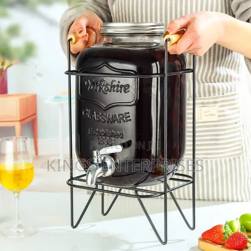5L Water/Juice Dispenser Jar With Lid