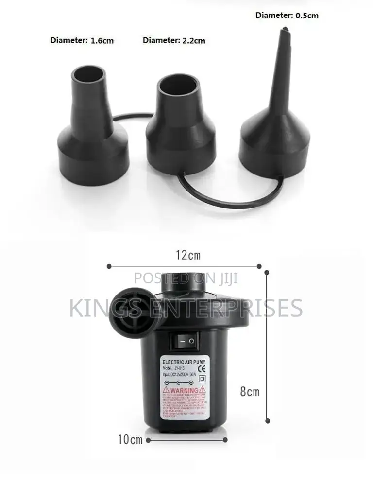 Electric Air Pump For Inflatable Chairs And Mattresses
