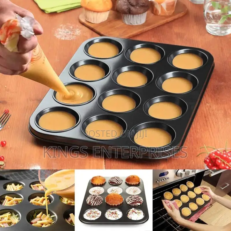 12-Cup Muffin Baking Tray