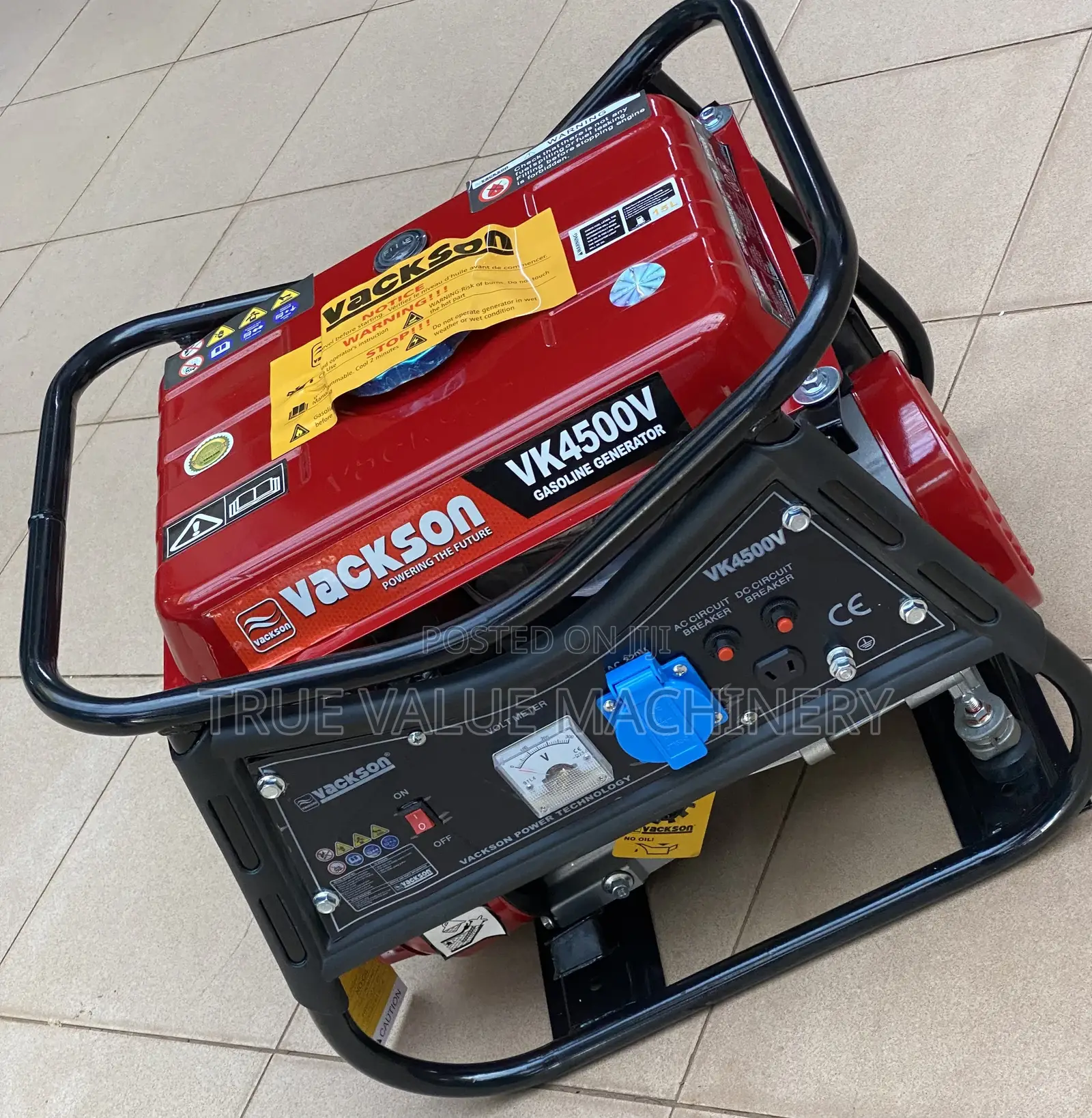 Generator Vackson 1.5 Kva Four Stroke Engine