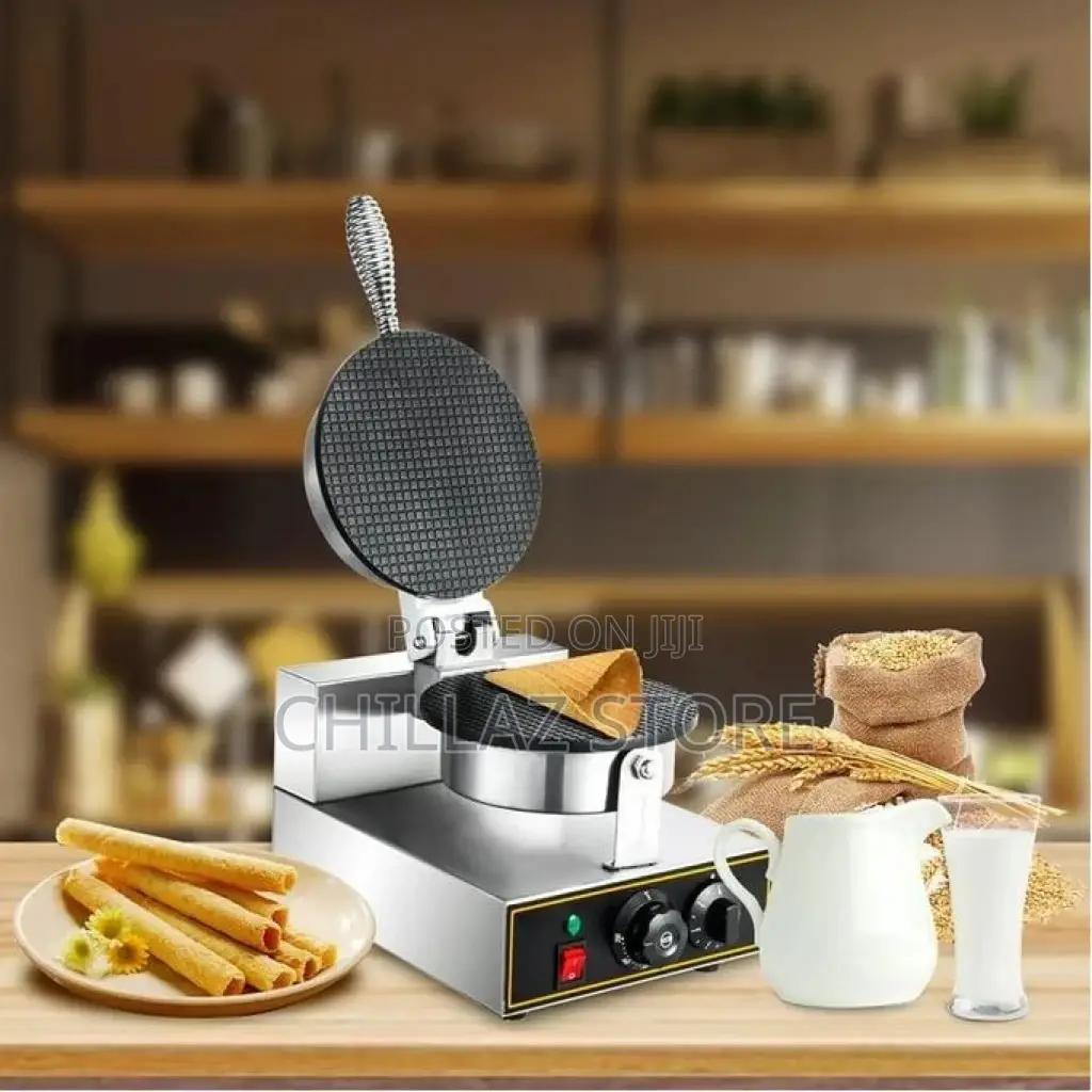 Commercial Bubble Cone Waffle Maker 1000W