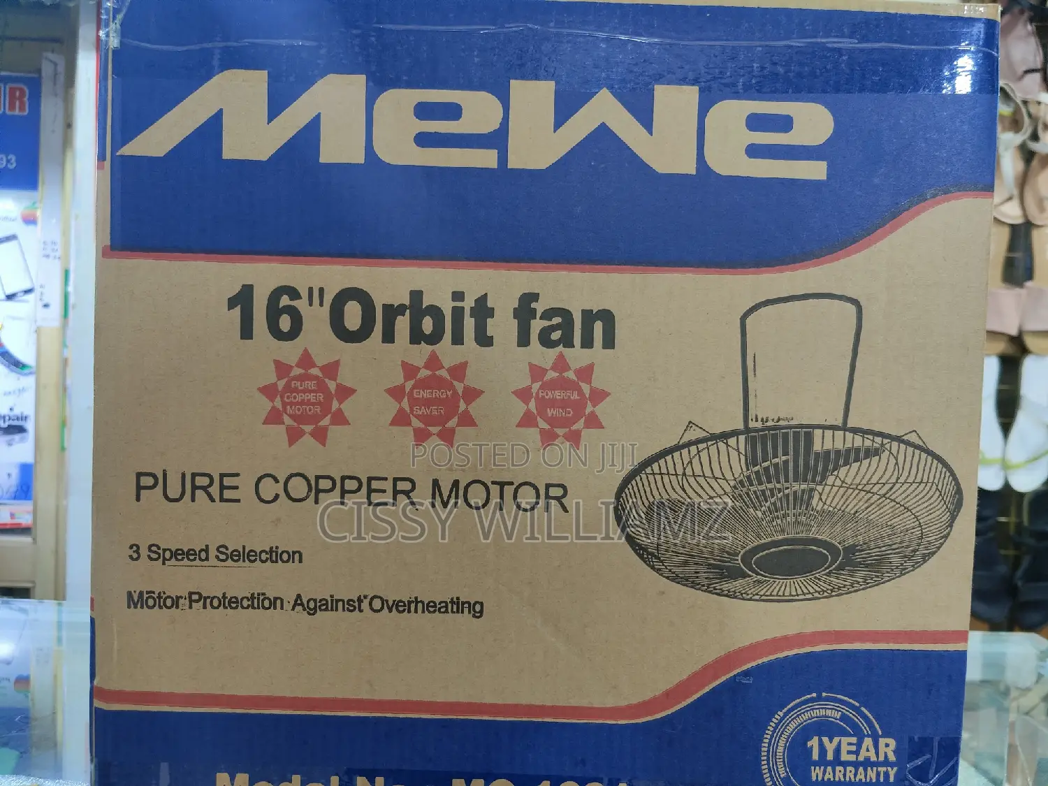 Mewe Ceiling Fan/16" Orbit Ceiling Fan/Ceiling Fan/16" Fan