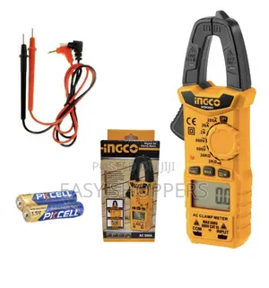 INGCO Digital AC/DC Clamp Meter Electrical Tester