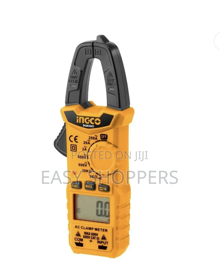 INGCO Digital AC/DC Clamp Meter Electrical Tester