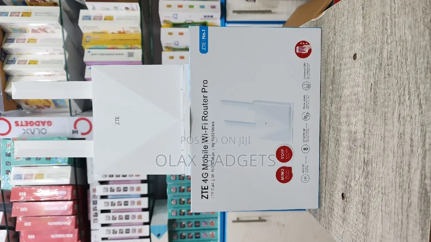 ZTE 4G Mobile Wi-Fi Router Pro- Lycamobile, Airtel, MTN