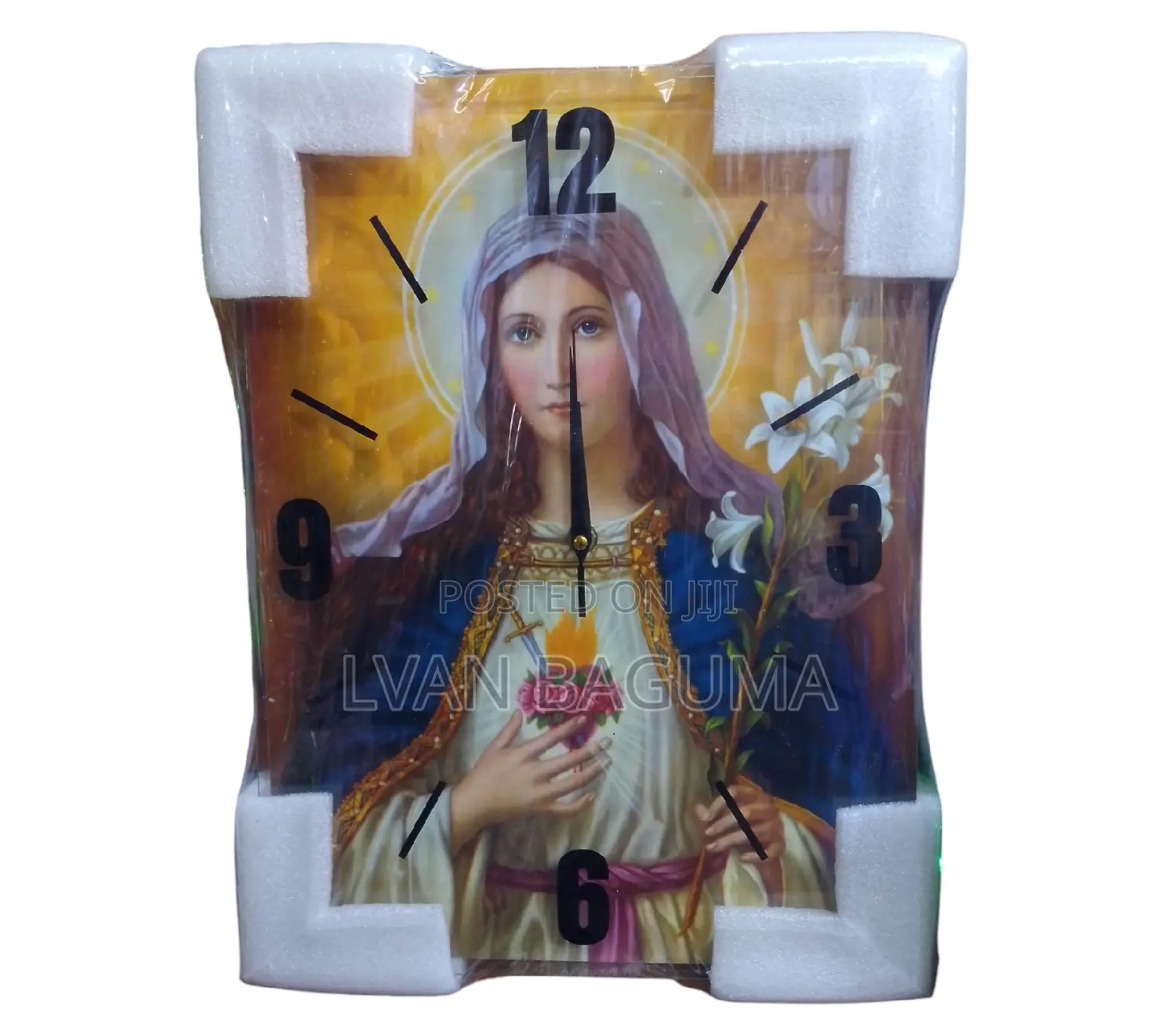Mother Mary Wall Clock