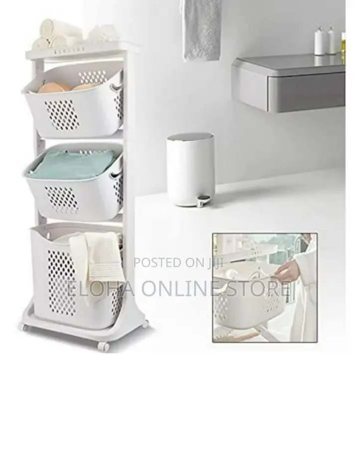3 Tier Laundry Hamper Basket