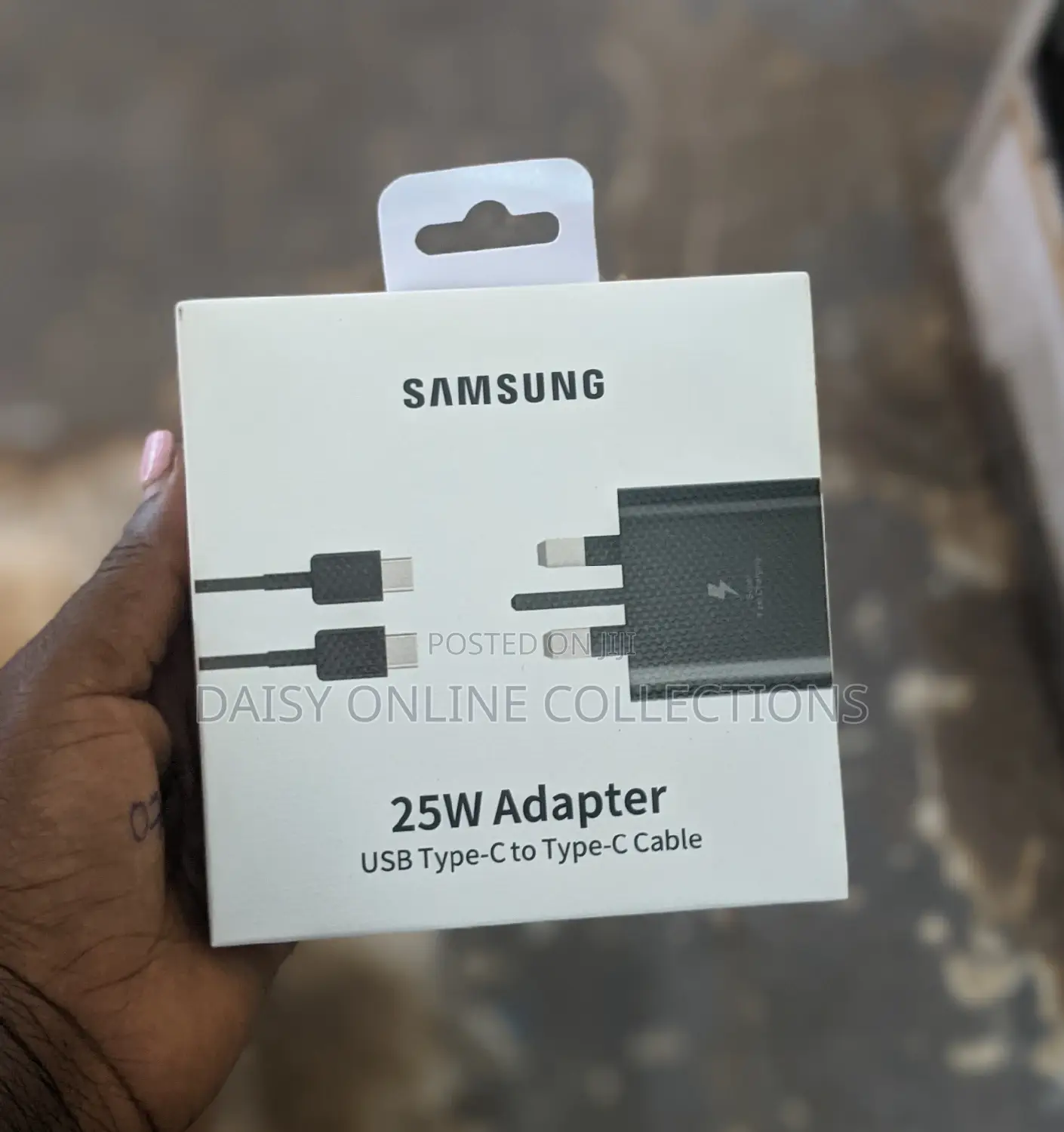 C to C Samsung Charger 25w Black