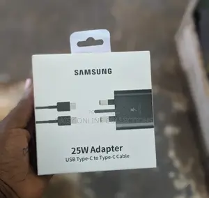 C to C Samsung Charger 25w Black
