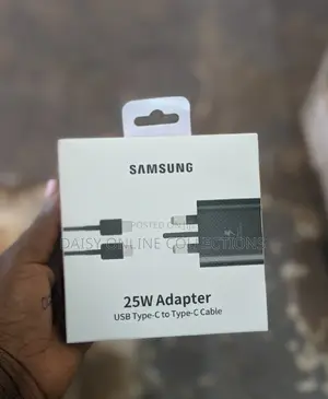 C to C Samsung Charger 25w Black
