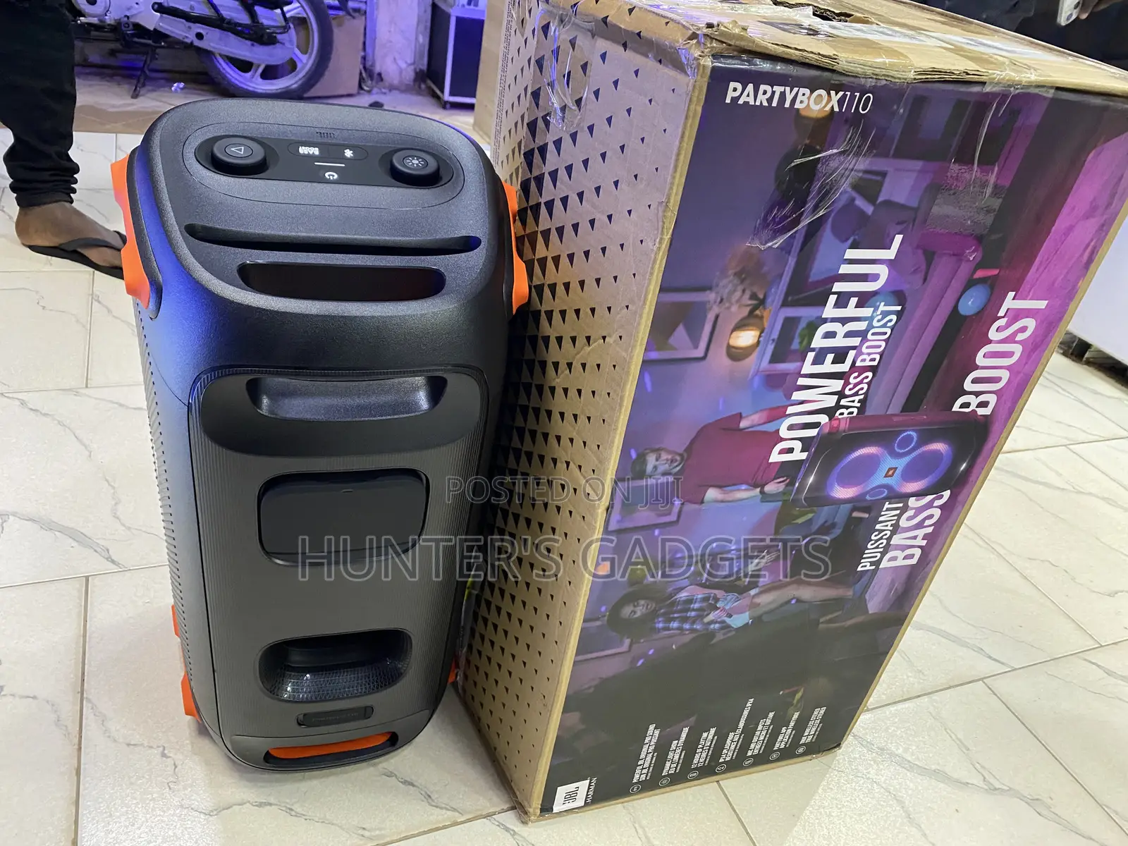 Brand New JBL Party Box 110 Bluetooth Rechargeable Speaker