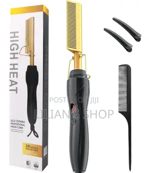 Gold Ceramic Professional Styling Hair Comb