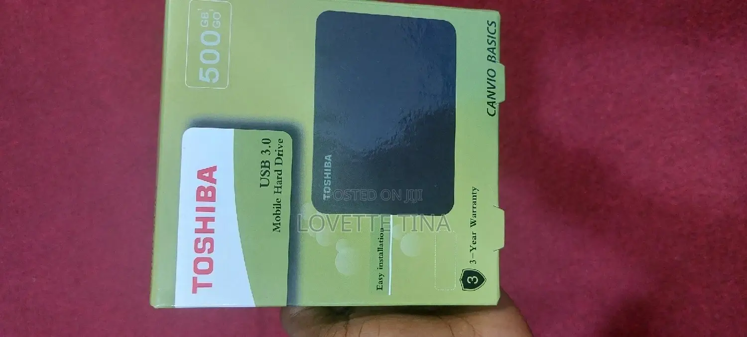 500gb External Toshiba