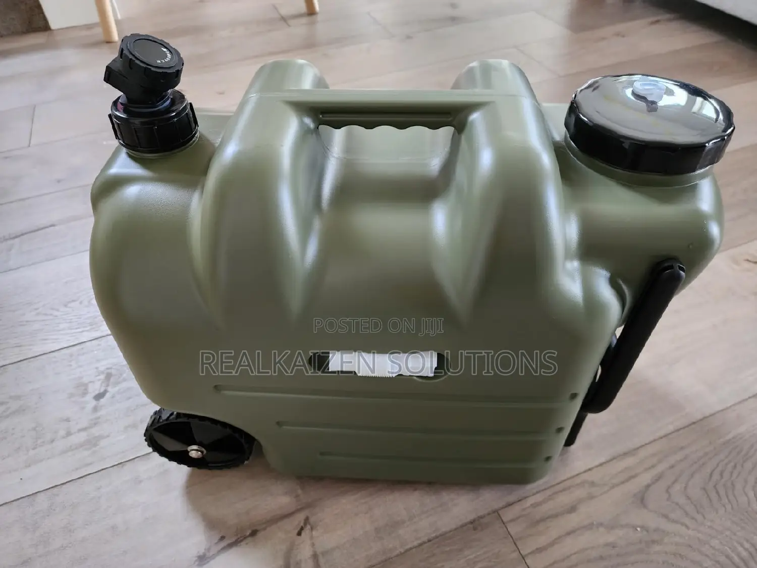 REDCAMP 28L Water Container With Wheels Folding Handle
