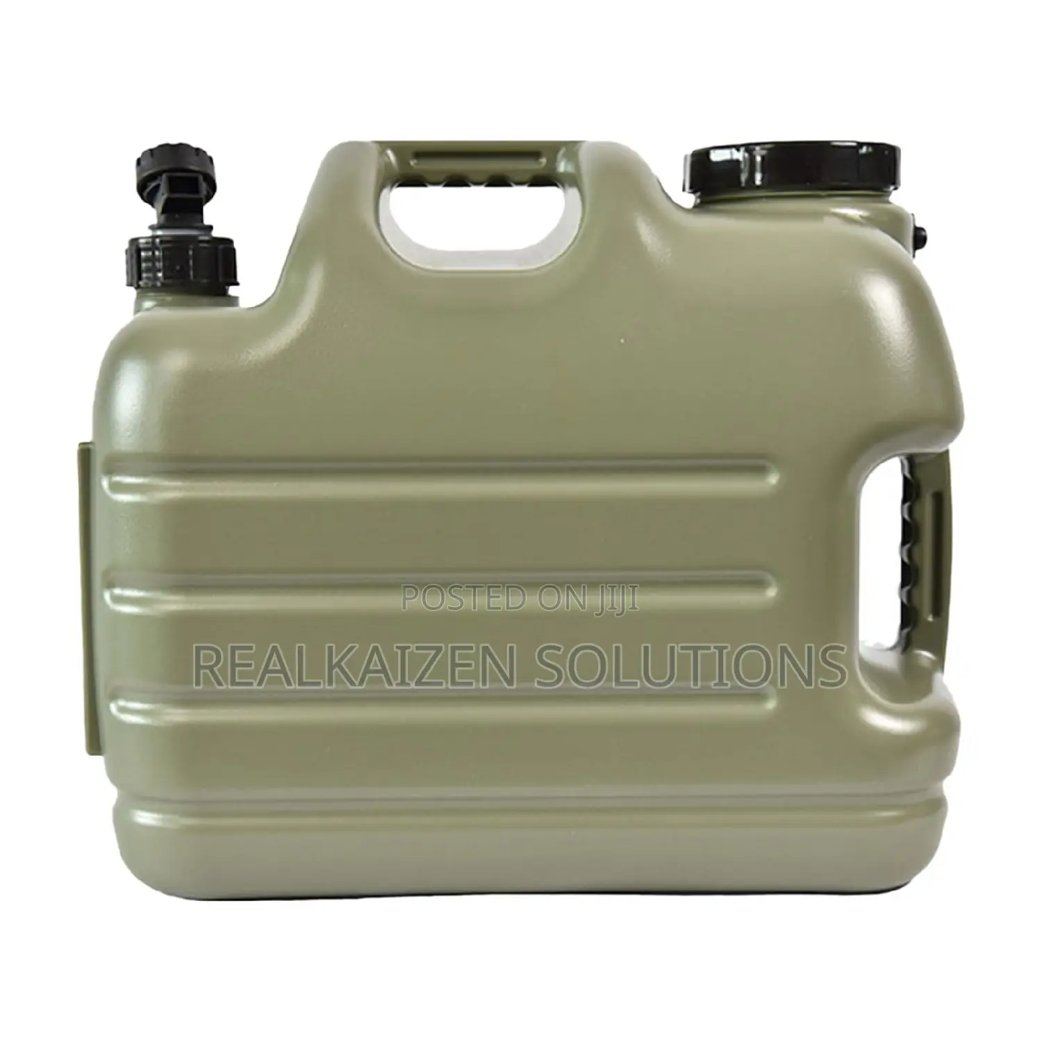 Outdoor 25L Green Water Storage Tank Jerrycan With Spigot