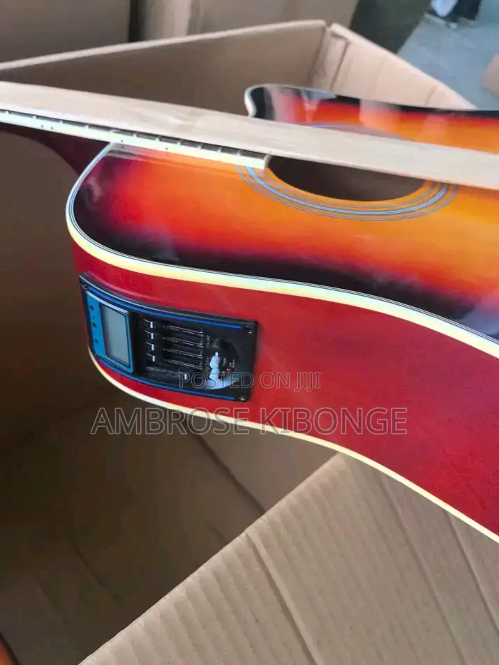 Full Size 41inch MAGICAL Powered Acoustic Guitar |Jack Cable