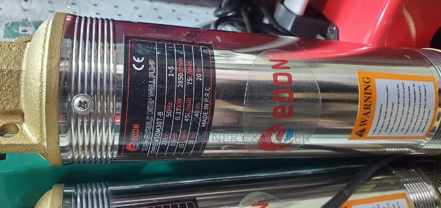 Edon Submersible Water Pump/ Deep Well Pump 50metres