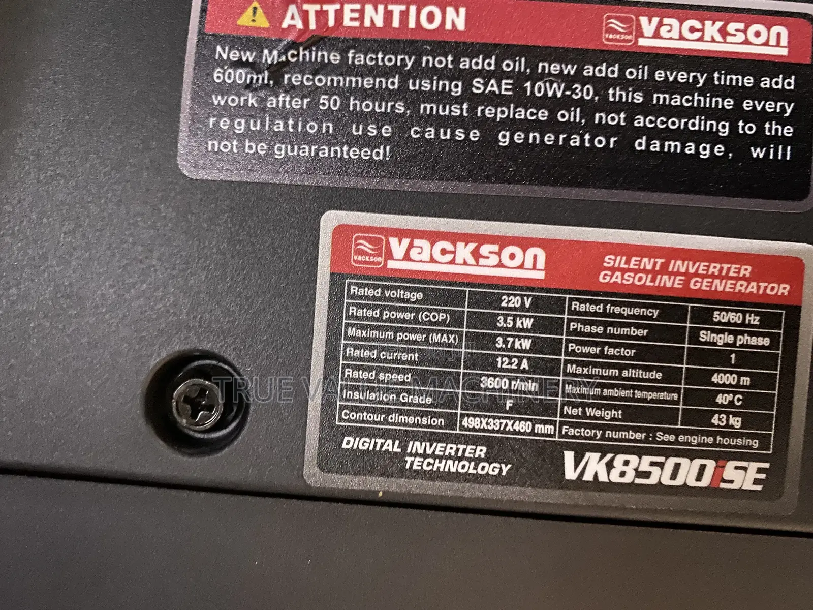 Generator Super Quiet 3.7 Kva