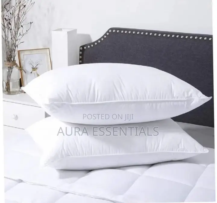 A Pair of Fibre Pillows White